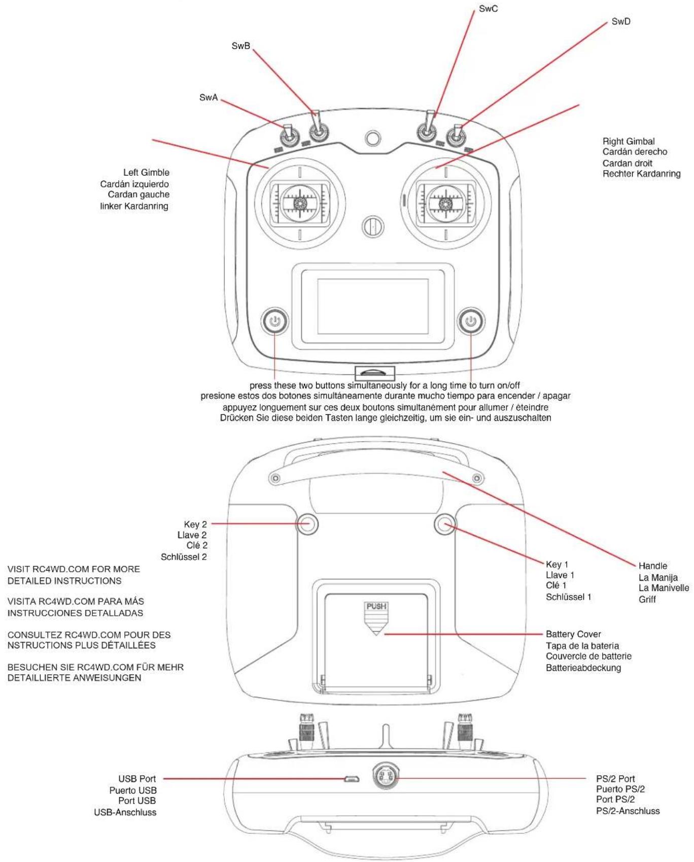 RC4WD VV-JD00036 - STEP 3. TURN ON RADIO / RADIO GUIDE - 1