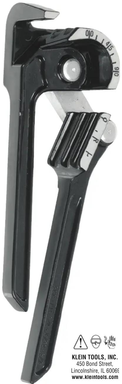 Klein Tools 89030 - Outil professionnel de cintrage de tubes 4 en 1 - 3