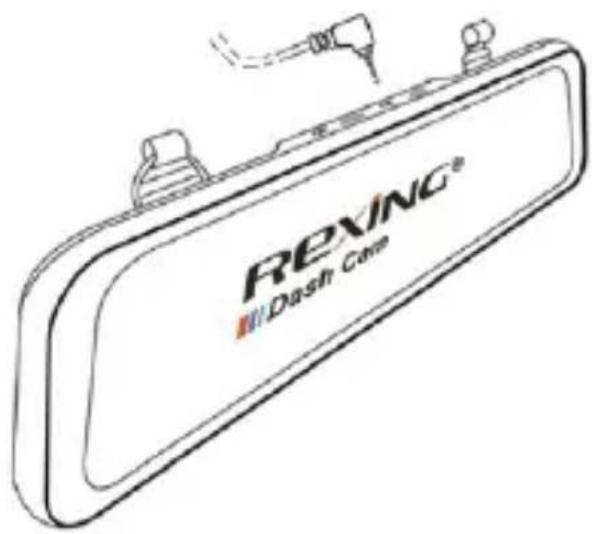 Rexing M1 - Step 5: Mount the Rear Camera - 1