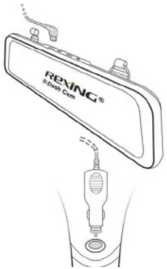 Rexing M1 - Power the Camera and Format the Memory Card - 1