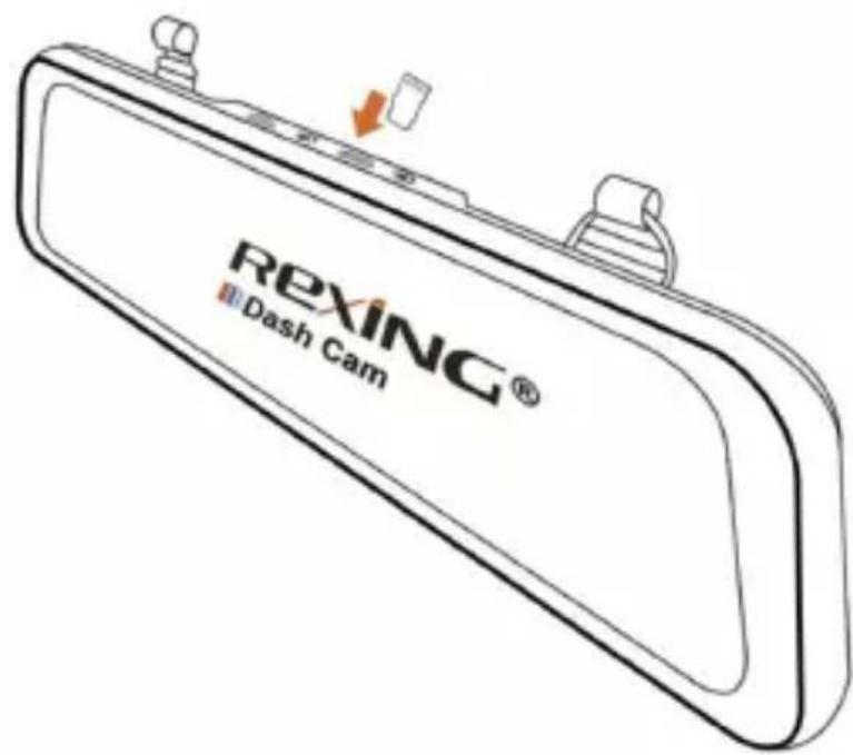 Rexing M1 - Étape 1: Installez la caméra de tableau de bord - 2