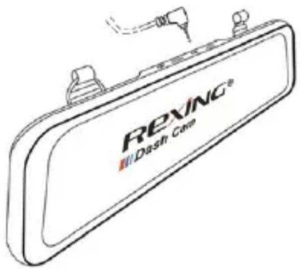 Rexing M1 - Installez la caméra arrière - 1