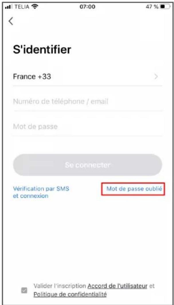 S'identifier France +33 Numéro de téléphone / email Mot de passe Se connecter Vérification par SMS et connexion Mot de passe oublié Valider l'inscription Accord de l'utilisateur et Politique de confidentialité