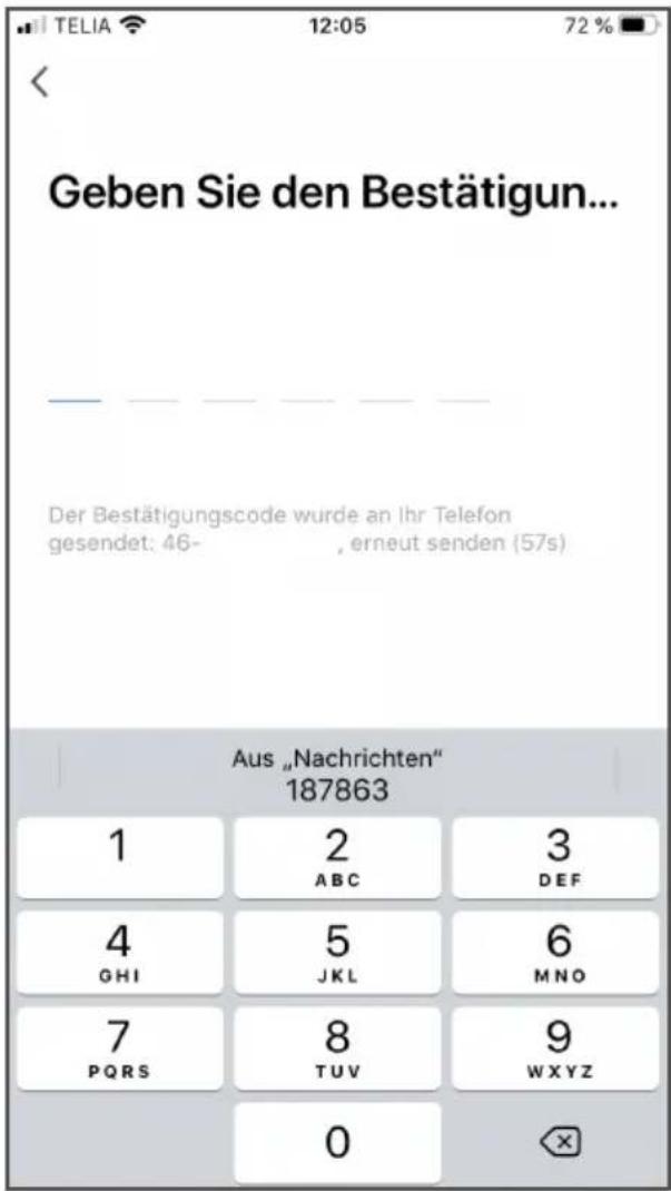 Wood's WAC704G - Die Registrierung per Handy-Nr. vornehmen. - 2