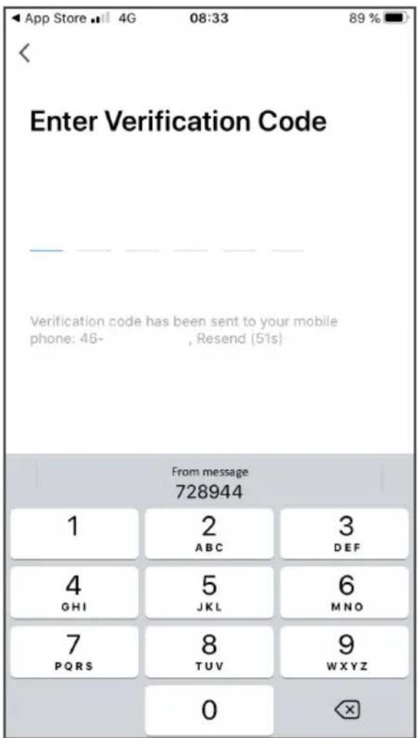 Wood's WAC704G - Kies ervoor om u te registreren via mobiel telefoonnummer - 5