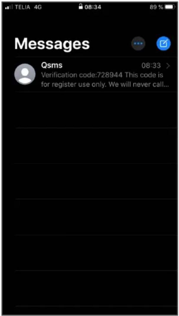 Wood's WAC704G - Valige mobiiltelefoni numbriga registreerumine - 1