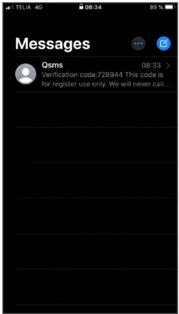 Wood's WAC704G - Valige mobiiltelefoni numbriga registreerumine - 3