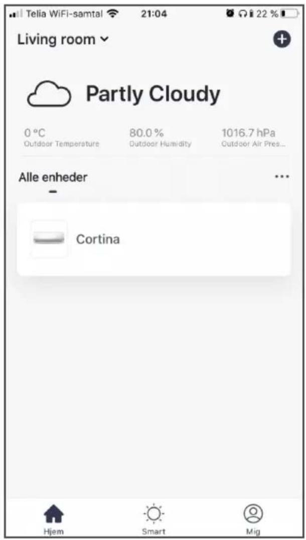 Wood's WAC704G - Efter et stykke tid er din enhed til-sluttet appen og dit WiFi. - 2