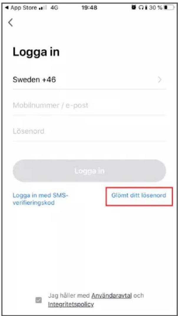 Wood's WAC704G - Få tillbaks ditt lösenord - 1