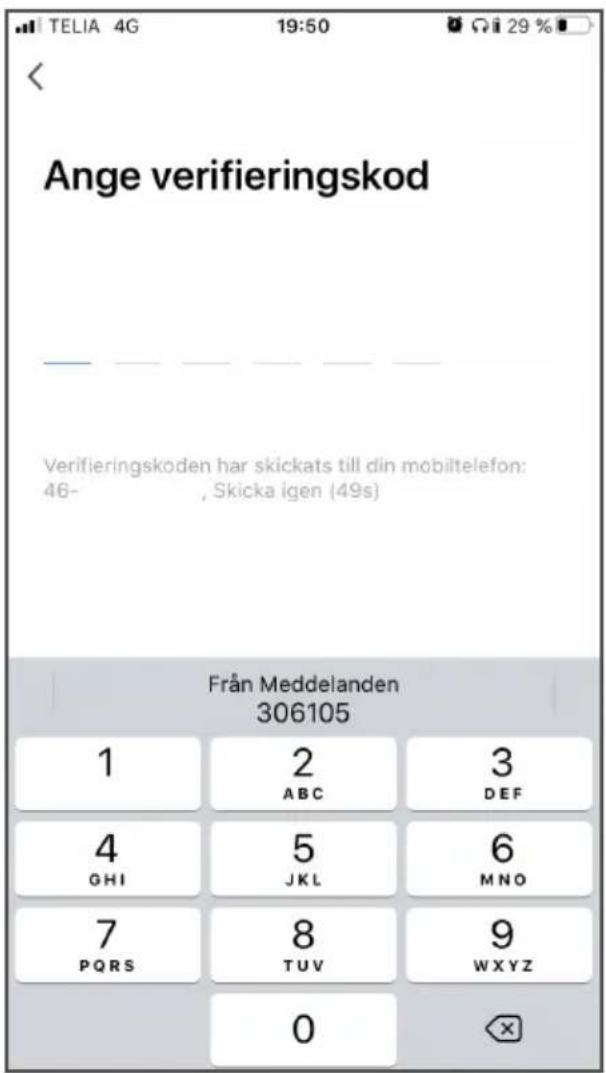 Wood's WAC704G - Välj att registrera dig via Mobil- nummer - 2