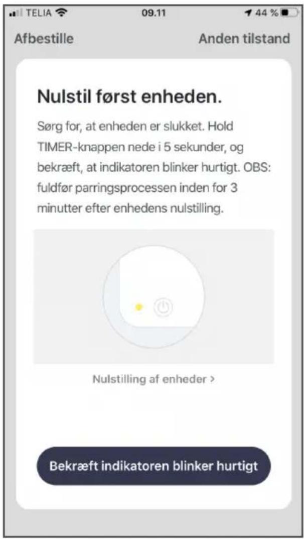 Wood's WAC704G - Nulstil enheden Log på dit lokale WiFi - 1