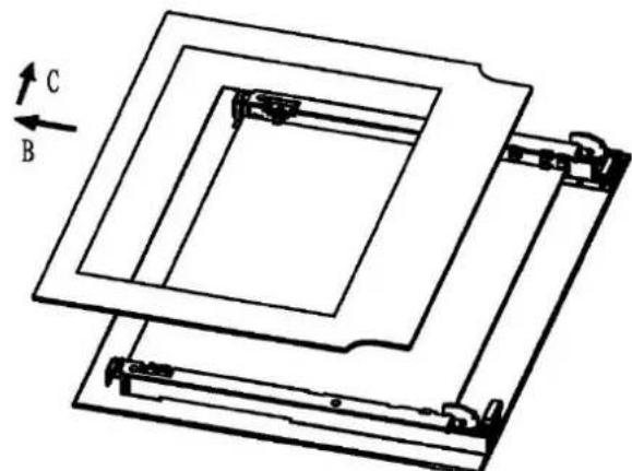 NODOR NorChef MO 6800 DB - Instruction pour la porte de vitrage amovible - 2