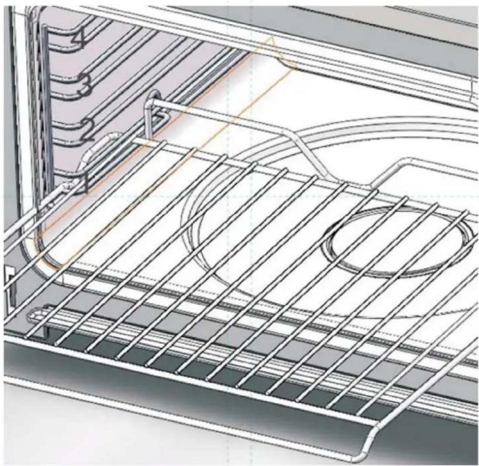 NODOR NorChef SO 4800 CU - Einsetzen der Ofenbö den - 1