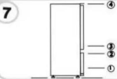 NODOR NorFrost ICE 177 TNF BI - Reversing the appliance doors - 7