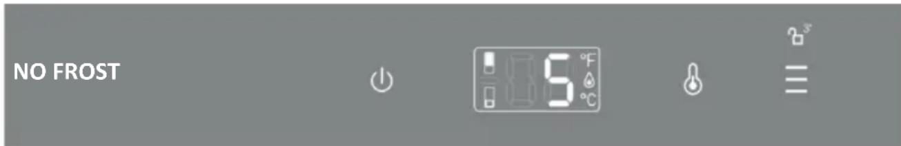 NODOR NorFrost ICE 177 TNF BI - Painel de controlo: NorFrost TUNDRA TNF 177 BI SL/B - 1