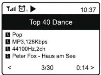 ECG B.BOLD 3200 Cubo - Interneta radio staciju atskaņošana - 2