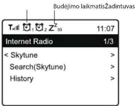 ECG B.BOLD 3200 Cubo - BUDĖJIMO LAIKMAČIO NUSTATYMAI - 2