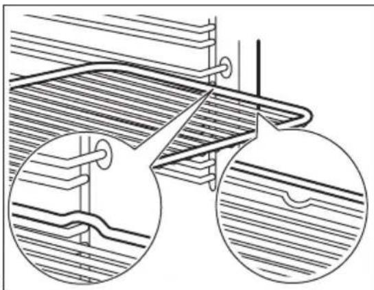 ELECTROLUX KOFGH40BX - Innsetting av tilbehør - 1