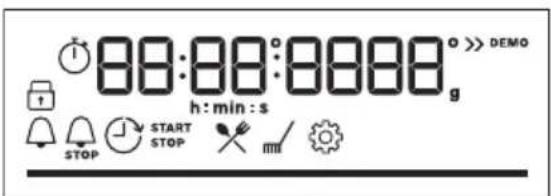 ELECTROLUX KOFDP46H - Display indicators - 1