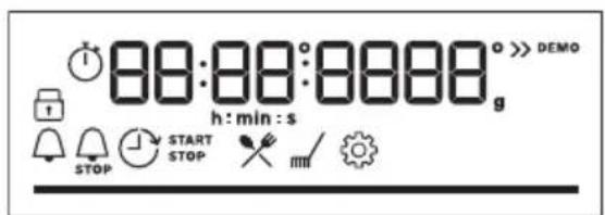 ELECTROLUX KOFDP46H - Display-Anzeigen - 1