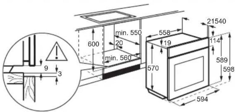 ELECTROLUX EOFDP46BK - Encastrement - 1