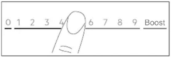 ELECTROLUX EIS67483 - Nivelul de caldura - 1