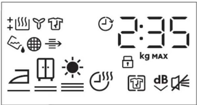 ELECTROLUX TWL5E500 - Affichage - 1