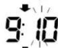 A&D UA-767F - Adjusting the Built-in Clock - 10