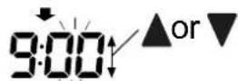 A&D UA-767F - Adjusting the Built-in Clock - 9