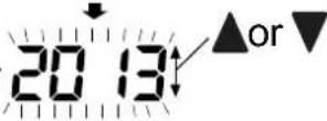A&D UA-767F - Adjusting the Built-in Clock - 2