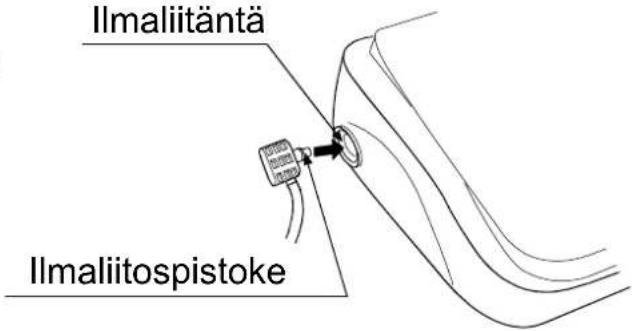 A&D UA-767F - Ilmaletkun liittäminen - 1