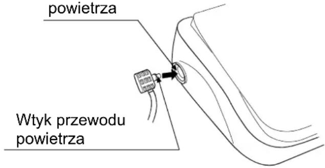 A&D UA-767F - Podłączanie przewodu powietrza - 1