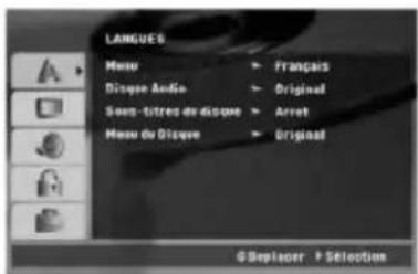 LANGUES Menu Diçoue Audio Sens-titres de disque Menu du Diçoue Français Original Arrat Original © Kepler + Selection