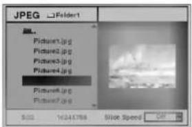 LG DV7711EM - If you want to view a particular file, press ▲/▼ to highlight a file and press SELECT/ENTER or PLAY. - 1