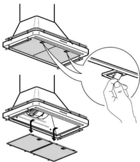 IKEA ALLMÄNBILDAD 704.621.44 - Grease filter maintenance: - 1