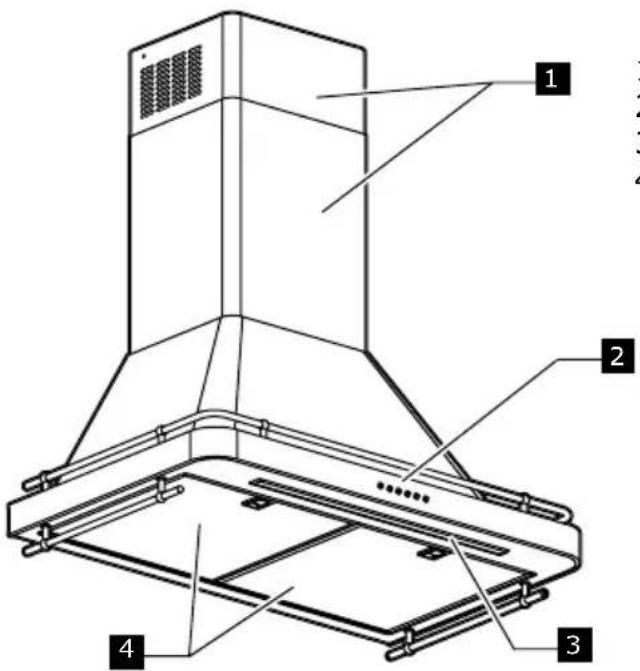 IKEA ALLMÄNBILDAD 704.621.44 - Descripción del aparato - 1