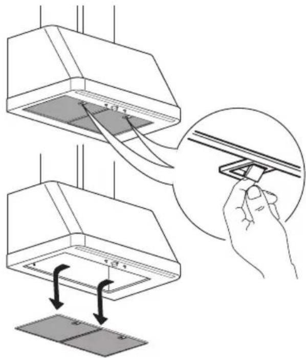 IKEA FOKUSERA 805.269.99 - Grease filter maintenance: - 1