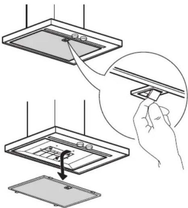 IKEA MATÄLSKARE - Manutenzione del filtro antigrasso: - 1
