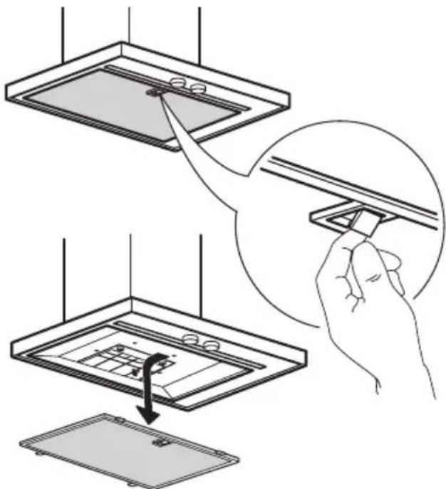IKEA MATÄLSKARE - Wartung des Fettfilters - 1