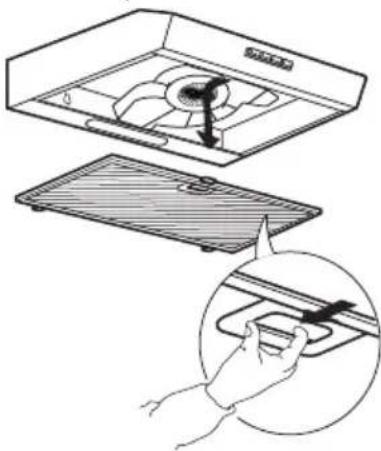 IKEA LAGAN 703.921.94 - Manutenzione del filtro antigrasso: - 1
