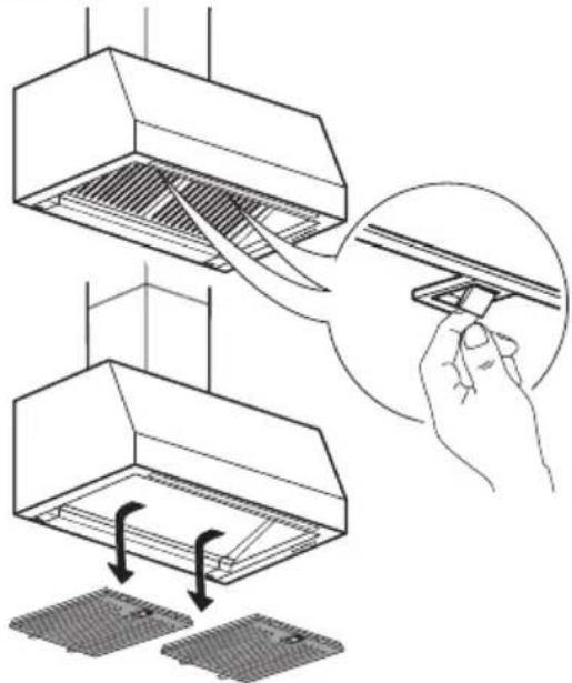 IKEA UPPFRISKANDE 205.270.20 - Manutenzione del filtro antigrasso: - 1