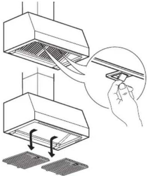 IKEA UPPFRISKANDE 505.270.28 - Manutenzione del filtro antigrasso: - 1