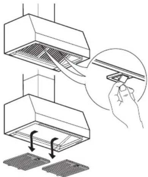 IKEA UPPFRISKANDE 505.270.28 - Grease filter maintenance: - 1
