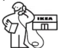 IKEA SVÄVANDE 403.890.89 - Comment nous contacter en cas de besoin - 1