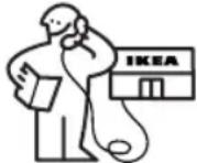 IKEA UNDERVERK 003.922.96 - Come contattarci se avete bisogno del nostro intervento - 1