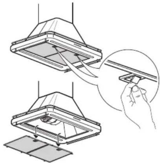 IKEA OMNEJD 105.217.35 - Manutenzione del filtro antigrasso: - 1