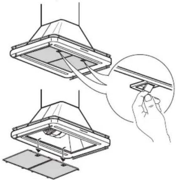 IKEA OMNEJD 105.217.35 - Entretien du filtre à graisses : - 1