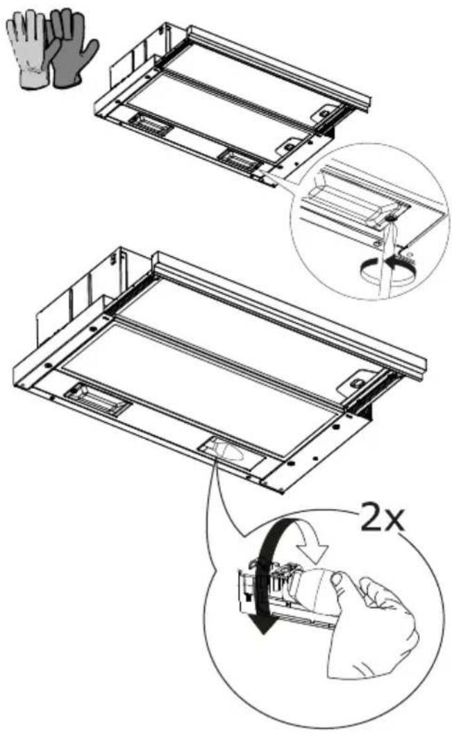 IKEA UTDRAG 603.922.98 - Заменете лампите - 1