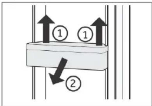 CANDY CNCQ2T620EW - Prestatges a la porta/suports per a ampolles desmuntables - 1