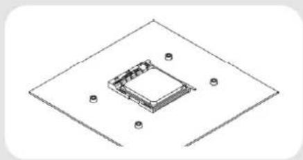 Noctua NH-P1 - Enlever le système de rétention d'origine — Mettre en place la contre-plaque - 2